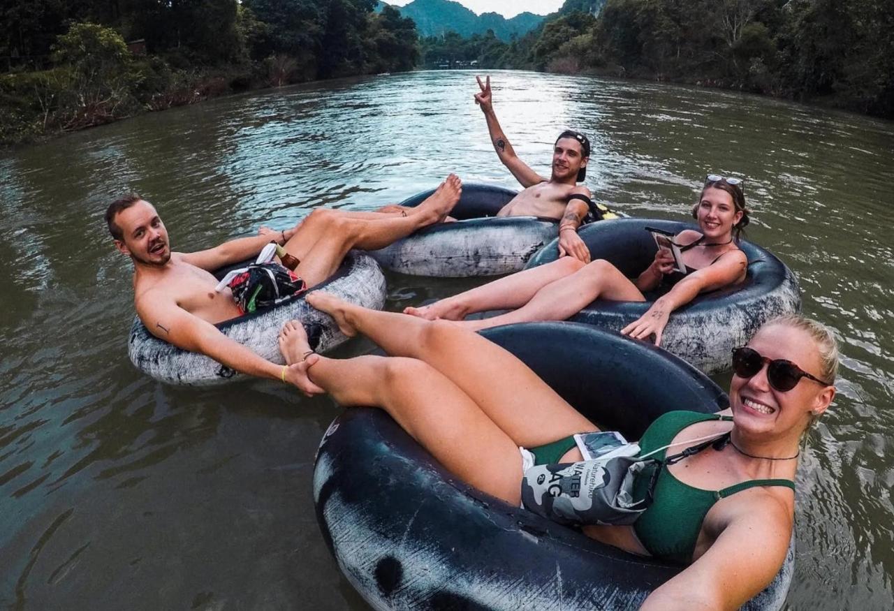 Vang Vieng Queens House Exteriör bild
