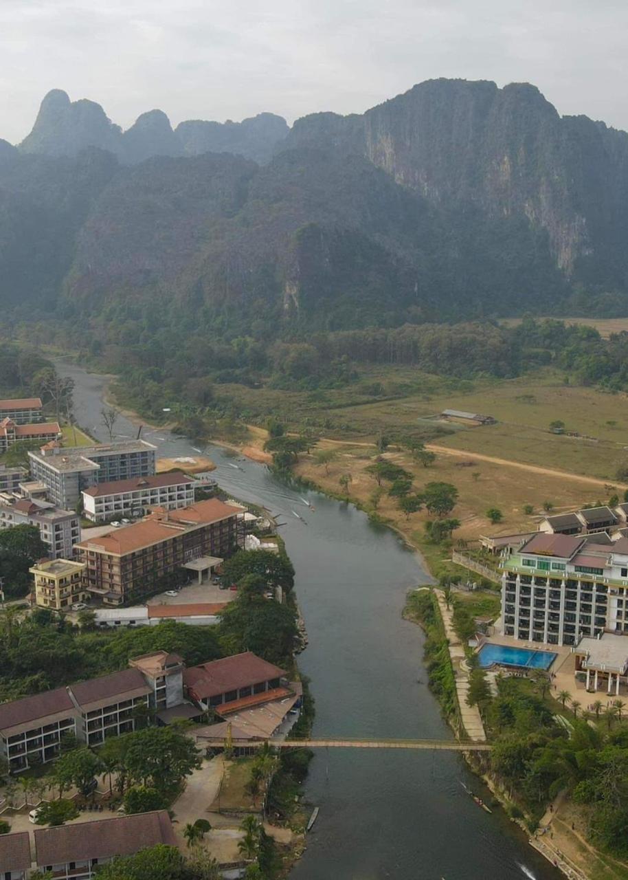 Vang Vieng Queens House Exteriör bild