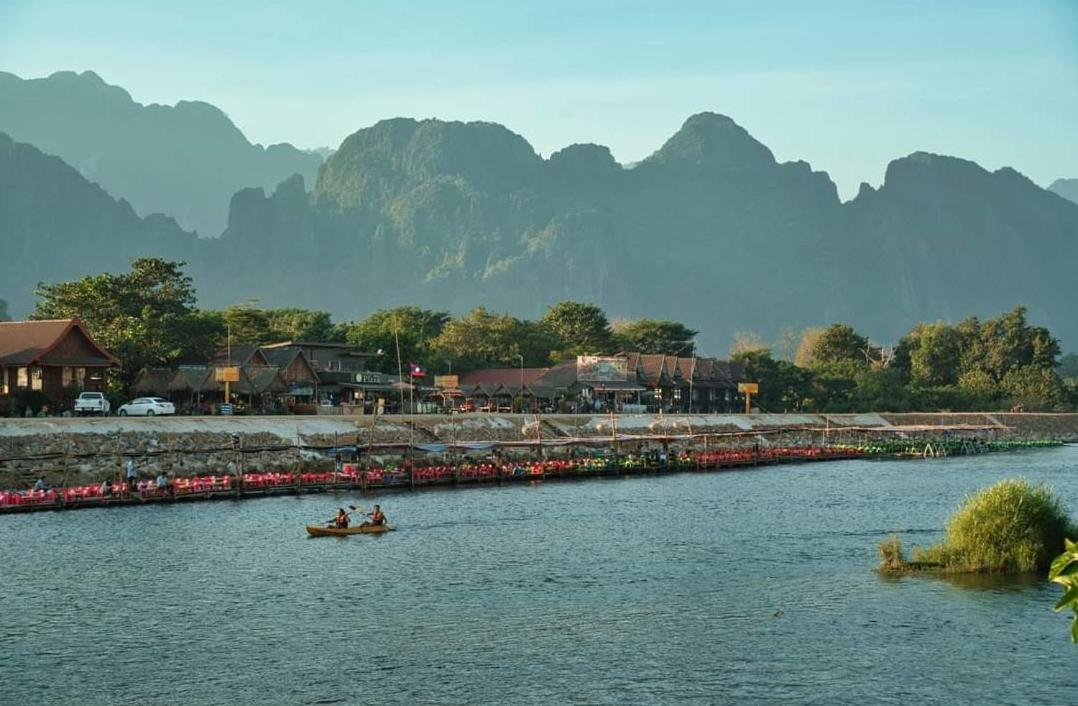 Vang Vieng Queens House Exteriör bild