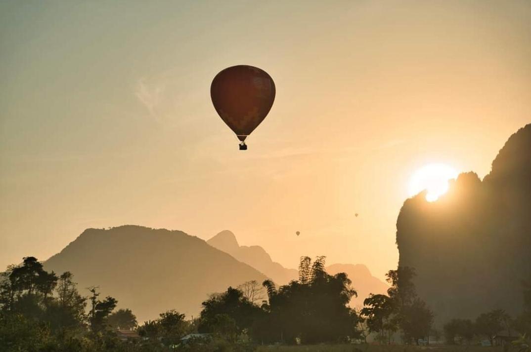 Vang Vieng Queens House Exteriör bild