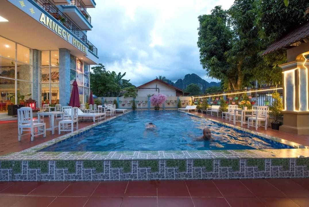 Vang Vieng Queens House Exteriör bild
